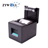 Impresora Térmica ZYWELL de 80 mm, Impresora de Tickets sin Tinta ZY907 de 3 Pulgadas para Estacionamiento, Lotería y Eventos