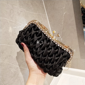 Bolso de Noche Tipo Clutch, Nuevo Bolso de Seda Impermeable, Bolso de Mano para Boda - Product Image 4