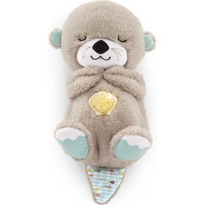 AJB Toy Soothe Snuggle Otter, Peluche Portátil con Sonidos, Luces y Movimiento de Respiración, Muñeco de Peluche - Product Image 1