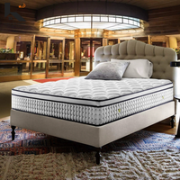 Bestseller Moderne Komfortable Taschenfederkernmatratze aus Strickstoff Komprimierter Memory-Schaum Atmungsaktiv für Hotel Schule Schlafzimmer