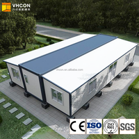 Pavillon de jardin moderne modulaire pour piscine, unité extensible, structure en acier galvanisé, vestiaire étanche, maison préfabriquée en conteneur