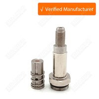 Armadura de tubo de émbolo de bobina de válvula solenoide para montaje de válvula solenoide electromagnética tubo de guía de vástago con juego de núcleo de hierro