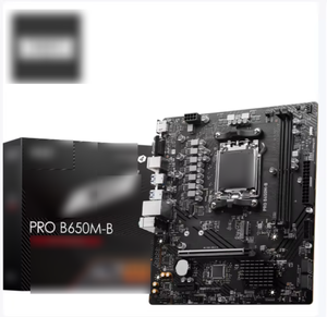 Placa Base de Escritorio <span class=keywords><strong>PRO</strong></span> B650M-P/B650M-B DDR5 M-ATX Compatible con Procesadores R 9000/8000/7000 AM5, Cuatro Canales SATA, Reacondicionada, Usada - Product Image 2