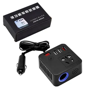 12V/24V 220v 150W 담배 라이터 전원 공급 장치 인버터 어댑터 충전기 고속 충전 변환기 자동차 전원 인버터 carport