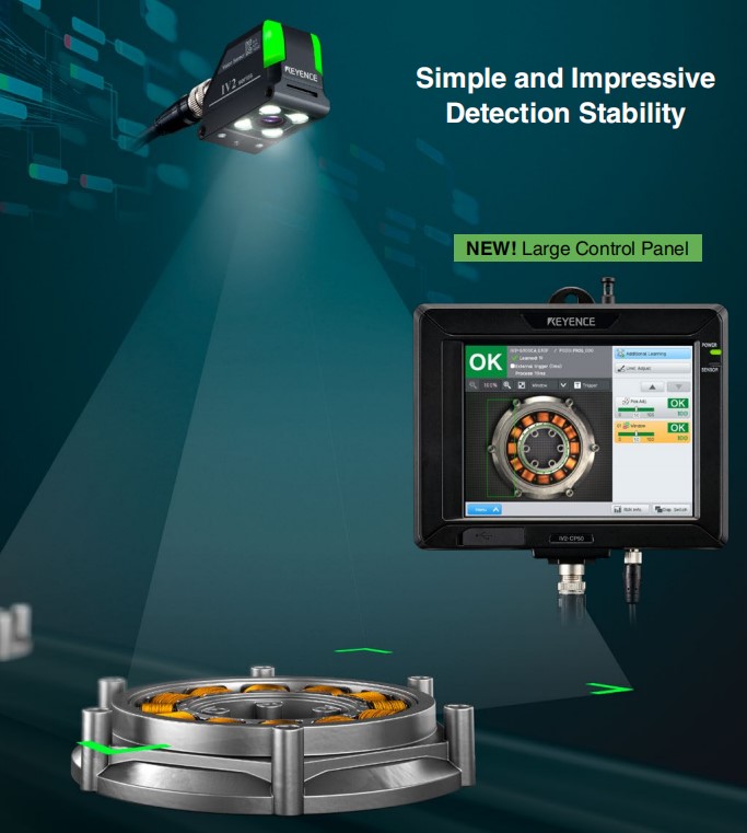 Keyence IV2-G500MA AI Vision Sensor for Guided Robotics