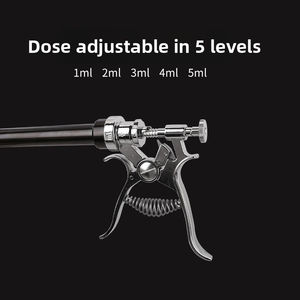 Langarm-Veterinärspritze Verstellbare Kontinuierliche Impf-Langstab-Injektion für Rinder Wiederverwendbar 30ML 50ML Verlängert - Product Image 5