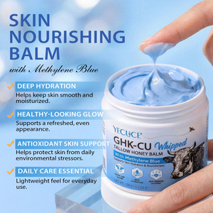 MasaiGGe GHK-Cu Bálsamo Facial de Cobre Azul, Péptidos de Cobre, Sebo de Res y Miel, Reafirmante, Hidratante y Reparador, Bálsamo de Sebo y Miel con GHK-Cu - Product Image 2