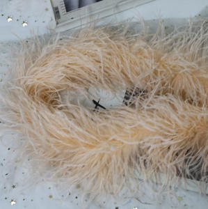 5 plis <span class=keywords><strong>pas</strong></span> <span class=keywords><strong>cher</strong></span> grandes plumes d'autruche épaisses <span class=keywords><strong>Boa</strong></span> <span class=keywords><strong>plume</strong></span> pour artisanat vêtements - Product Image 3