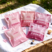 Sacs d'emballage personnalisés en plastique recyclable transparents thermoscellables pour aliments, bonbons, biscuits, et gâteaux individuels avec votre logo