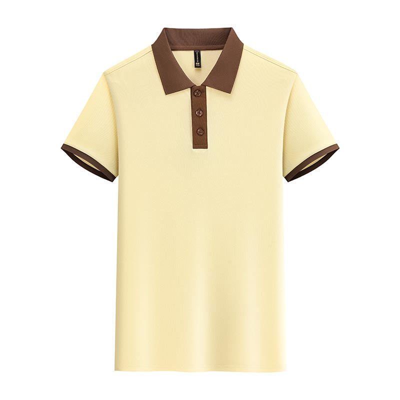 Creamy yellow and brown collar