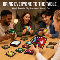 Jeu de cartes à jouer en papier TRIO personnalisé OEM Zhuoyou de haute qualité, jeu de société avec boîte de base, Zhejiang