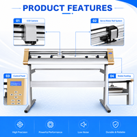 Plotter de Corte de Vinilo de 1270 mm (50 Pulgadas) con Función de Corte de Contorno