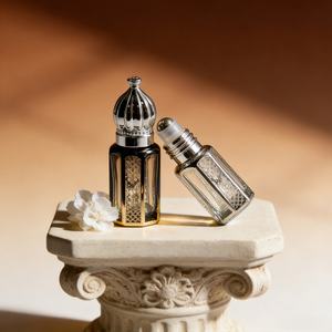 3ml 6ml 10ml 12 ml Arabic Style Luxury Fragrance Packaging Gilded Multi-Color <b>Perfume</b> Roller Essential <b>Oil</b> Bottle for Cosmetic - Product Image 1