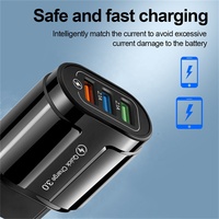 Cargador rápido colorido 3 puertos USB QC3.0 adaptador de teléfono móvil de carga rápida 5A/2A 18W enchufe de la UE/EE. UU. cargador de pared dispositivos móviles