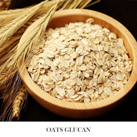 Poudre de bêta-glucane d'avoine certifiée Halal et Casher, soluble dans l'eau, extrait d'avoine en poudre, additif alimentaire, matière première pour soins de la peau avec COA