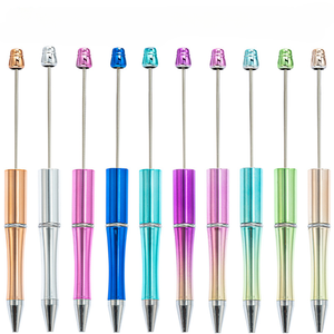 ปากกาลูกปัดแบบสร้างสรรค์แบบทำมือด้วยไฟฟ้า UV, ปากกาลูกลื่นสำหรับธุรกิจทำจากพลาสติกที่พิมพ์ได้ - Product Image 2