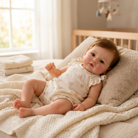 Poupée Reborn de 55 cm, en vinyle souple, jouet compagnon bébé endormi, visage réaliste, cheveux fins, cadeau