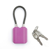 Cadenas fiable SKG-528 en alliage de zinc avec câble en acier haute résistance pour casiers de gym, de sport et la sécurité des sacs à dos
