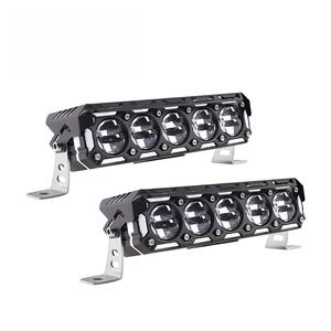 Nouvelle barre lumineuse de travail LED 120W 20000LM, étanche, projecteurs de moto, feux antibrouillard bicolores, faisceau haut/bas, phares auxiliaires 12-24V - Product Image 4