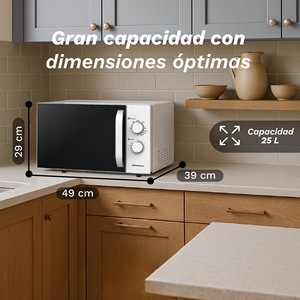 Forno a Microonde Grunkel 25L con Grill 1000W - Product Image 3