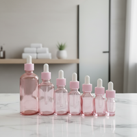 Bouteilles compte-gouttes en verre ambré pour huiles essentielles, 10ml, 20ml, 30ml, 50ml, diffuseur doré, emballage personnalisé avec logo, Guangdong