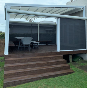 Pérgola Bioclimática <span class=keywords><strong>de</strong></span> PVC Resistente al Viento, Hecha a Medida <span class=keywords><strong>de</strong></span> Alta Calidad, Sweet Home |   Construcción robusta y montaje rápido para el patio trasero - Product Image 3