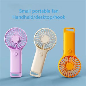 Batterie 400 mAh, charge USB, 5 couleurs avec un support caché sur la table, petit ventilateur portable à main - Product Image 4