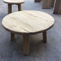 Table basse en bois brut rustique, en bois d'orme ancien façonnée de style chinois, Vintage, pour salon et table basse