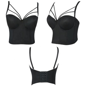 4095 del commercio all'ingrosso della Donna <span class=keywords><strong>Reggiseno</strong></span> Carro Armato Della Maglia Top Riuniti Vest <span class=keywords><strong>Bustier</strong></span> Camicetta Delle Donne Crop Top <span class=keywords><strong>Reggiseno</strong></span> Senza Maniche Bra Top - Product Image 2