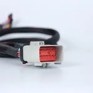C1226 14 Pin OBDII Male To Female Y Cable Adapter Connector Cable Automotive Wiring Harness For Truck ELD GPS Tracker