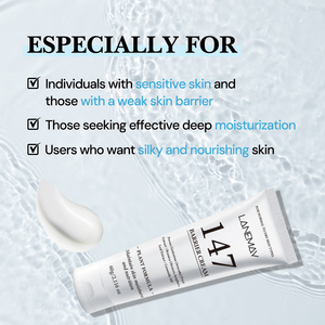 Crema Barriera Coreana Vegana OEM ODM <span class=keywords><strong>147</strong></span> per Cura Quotidiana della Barriera Cutanea, Idratazione Profonda con Acido Ialuronico e Ceramide per Pelle Danneggiata - Product Image 3