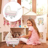 Yulin Jiafu rotin-Look plastique baptême poussette panier mariage fleur fille bonbons boîtes bébé garçon douche noël bébé douches
