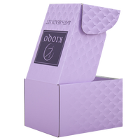 Boîte en carton pour l'expédition de colis, avec logo personnalisé, laminage mat, recyclable, pour vêtements, costume, t-shirt, vêtement, habillement