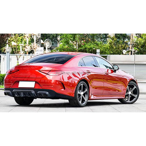 Diffusore Posteriore in Fibra di Carbonio FRP con Terminale di Scarico per <span class=keywords><strong>Mercedes</strong></span> Benz Classe <span class=keywords><strong>CLS</strong></span> <span class=keywords><strong>C257</strong></span> CLS260 AMG dal 2019 in poi - Product Image 4