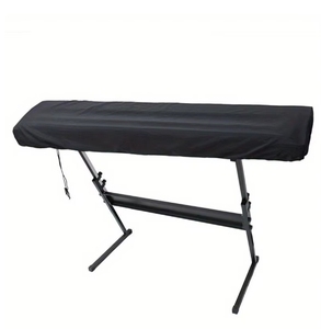Tastiera per <span class=keywords><strong>pianoforte</strong></span> a chiave 61/88 copri polvere elettronica impermeabile nera per strumenti musicali - Product Image 3