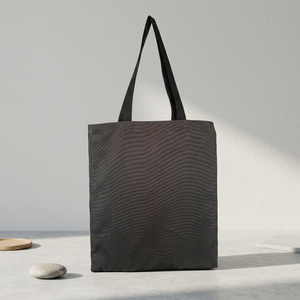Sac fourre-tout en toile QY portable pour courses, avec logo personnalisé imprimé, motif à pois, grande poignée d'épaule - Product Image 1