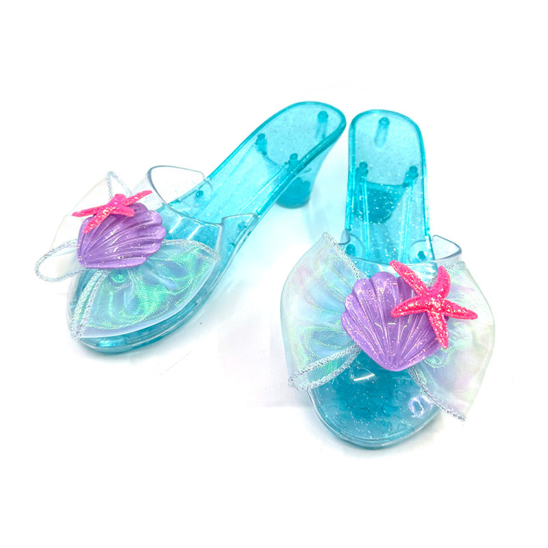 Plastic High Little Girl Princess Heels Disney Princess Plastic