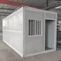 Petite maison modulaire préfabriquée Conteneur pliant Immeuble de bureaux pour une utilisation en entrepôt