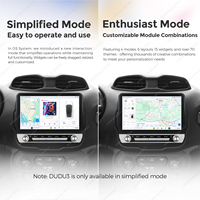 Lecteur multimédia de voiture hôte à double bouton MEKEDE DUDU7 12 + 512G Car-play Android Auto GPS pour Universal toyota Honda VW Hyundai
