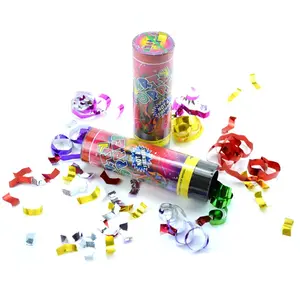 Buizen Custom Shooter Party Poppers Confetti Kanon Mini Party Handheld Groothandel Bruiloft Lente Confetti Kanon