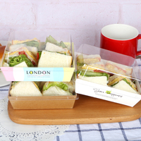 Boîte en papier biodégradable écologique pour emballage de macarons, beignets et pâtisseries, avec impression de logo personnalisée