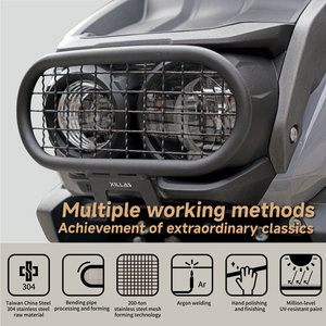 ฝาครอบไฟหน้ารถอะลูมิเนียมอัลลอยสีดำสำหรับรถจักรยานยนต์ Yamaha BWS Zuma - Product Image 4