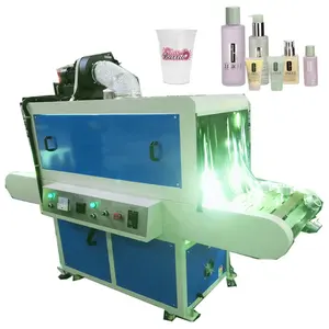 Cosmetic bottle UV tunnel dryer glass bottle UV curing machine
