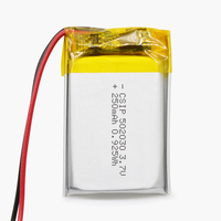 Batterie Li-Polymère 502030 3.7V 250mAh Batterie Li-Polymère Personnalisée 602030 702030 802030 902030 Approuvée KC CE RoHS