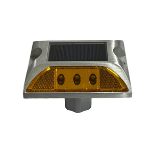 Reflectores de Aluminio para Seguridad Vial IP68, Ojos de Gato, Marcadores de Pavimento, Impermeables, Solares, LED, Ojos de Gato Intermitentes, Tachuelas Reflectantes para Carretera - Product Image 3
