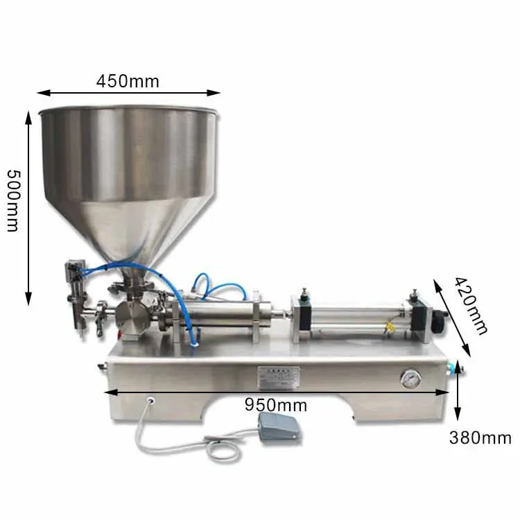 Jabón para lavar platos Gel detergente Suavizante de telas Productos de solución de limpieza gruesa Dispensador de pistón Máquina de embalaje