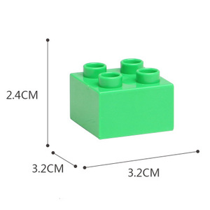 Bloques de Construcción Educativos DIY DUPLO D2x2 de Plástico ABS, Color Personalizado, Certificación ASTM/EN71, Paquete a Granel, Edades 3+, Venta al Por Mayor BLOCKMOC - Product Image 6