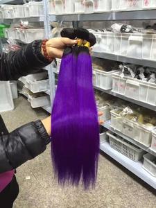 Mèches naturelles russes ombré avec Closure — My propre Hair, cheveux vierges, bleu blond 1b coloré, mèches <span class=keywords><strong>de</strong></span> cheveux humains - Product Image 5