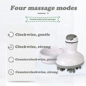 Gran oferta Agofy 2017 inalámbrico CE ROHS certificado cuero cabelludo eléctrico impermeable ABS + silicona USB-carga masajeador de cabeza de alta calidad - Product Image 5