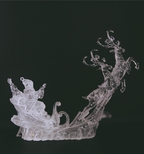 2024 King Need Direct Factory White Reindeer and Santa pour les décorations de Noël pour la maison de Noël - Product Image 2